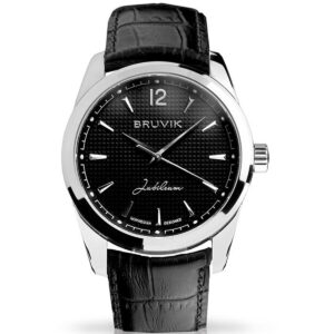 Herreur, stål med lærrem