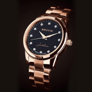 Dameur, roségull med lenke